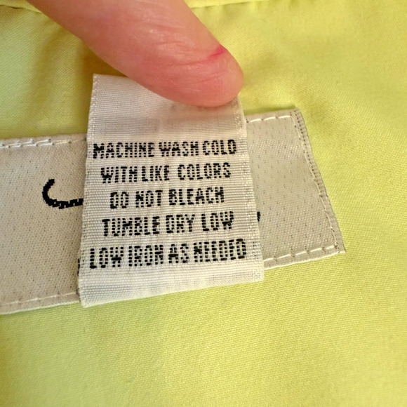 VTG Teddi Womens Lime Green Full Zip Collared Jacket Size Large Casual Hiking - Picture 4 of 11